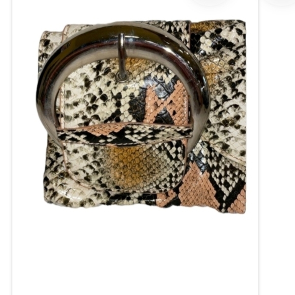 Chinese Laundry Snake Faux Leather‎ Clutch Bag - Picture 2 of 8